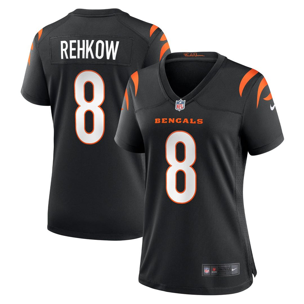 Ryan Rehkow Cincinnati Bengals Women's Jersey - Black