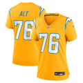 Joe Alt Los Angeles Chargers Women's Alternate Charger Power Jersey - Gold