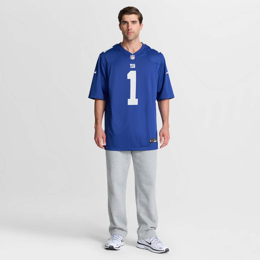 Malik Nabers New York Giants Alternate Jersey - Century Red