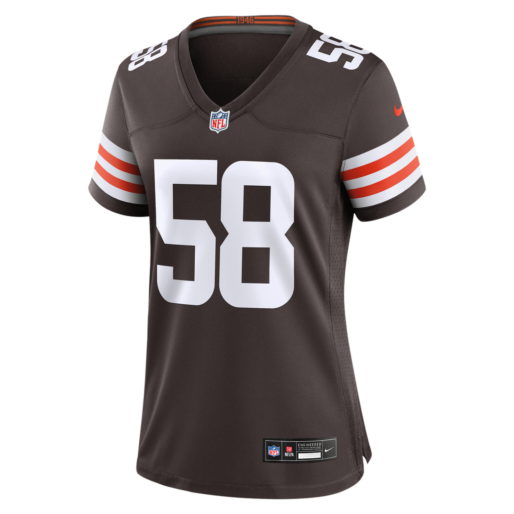 Austin Barber Cleveland Browns Women's Team Jersey - Brown