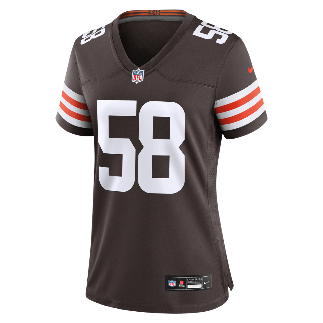 Austin Barber Cleveland Browns Women's Team Jersey - Brown