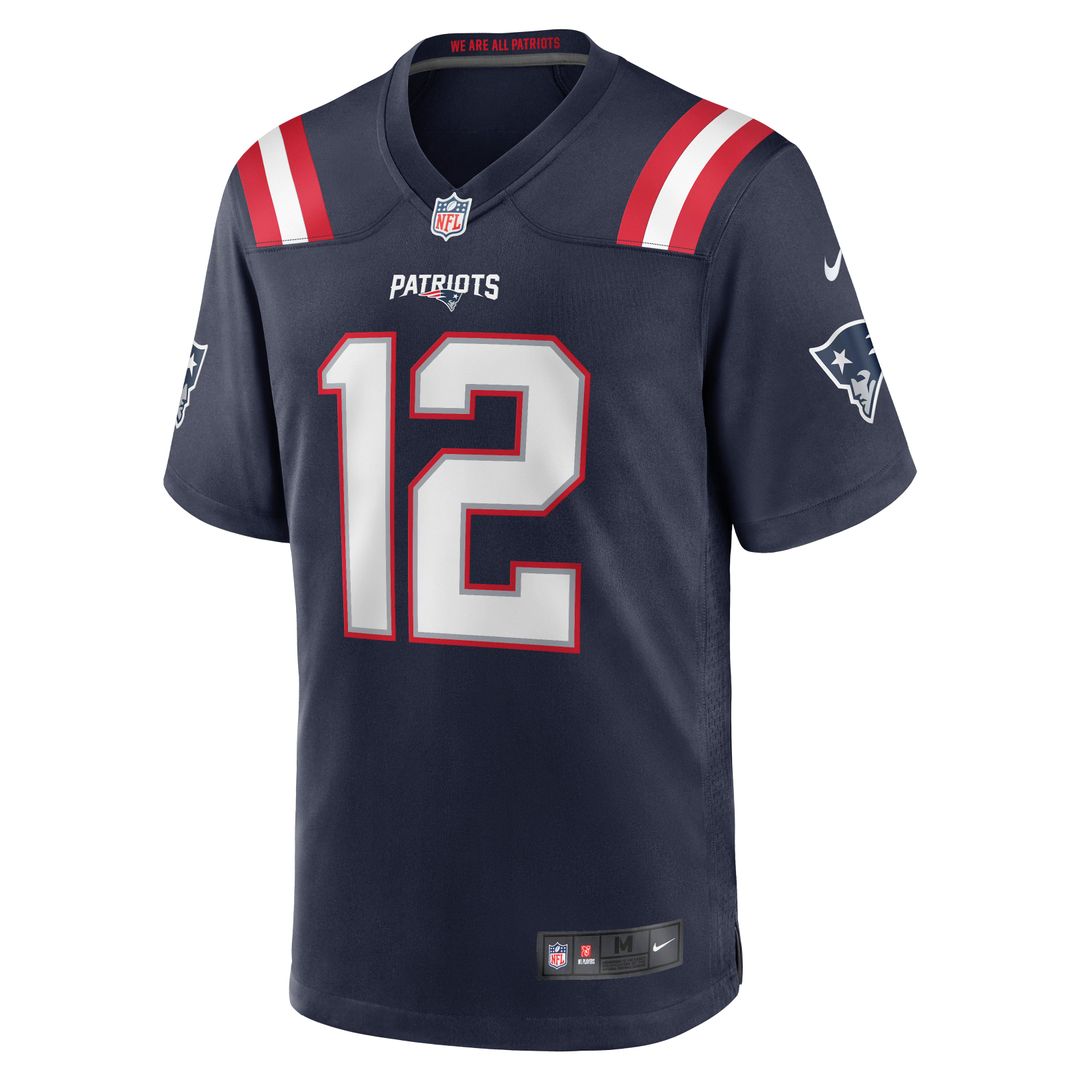 Tom Brady New England Patriots Retired Jersey - White