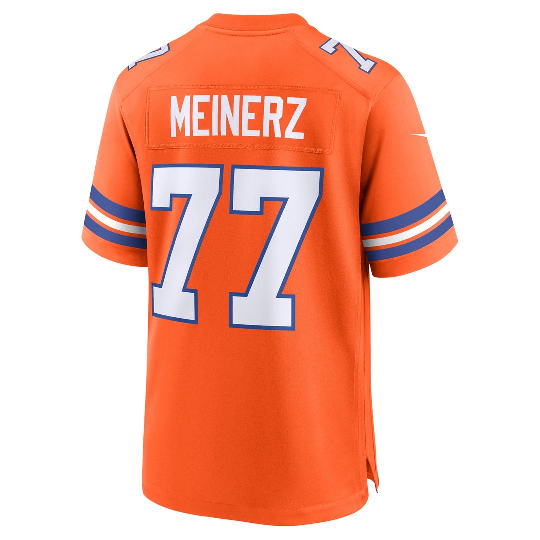 Quinn Meinerz Denver Broncos Alternate Jersey - Orange