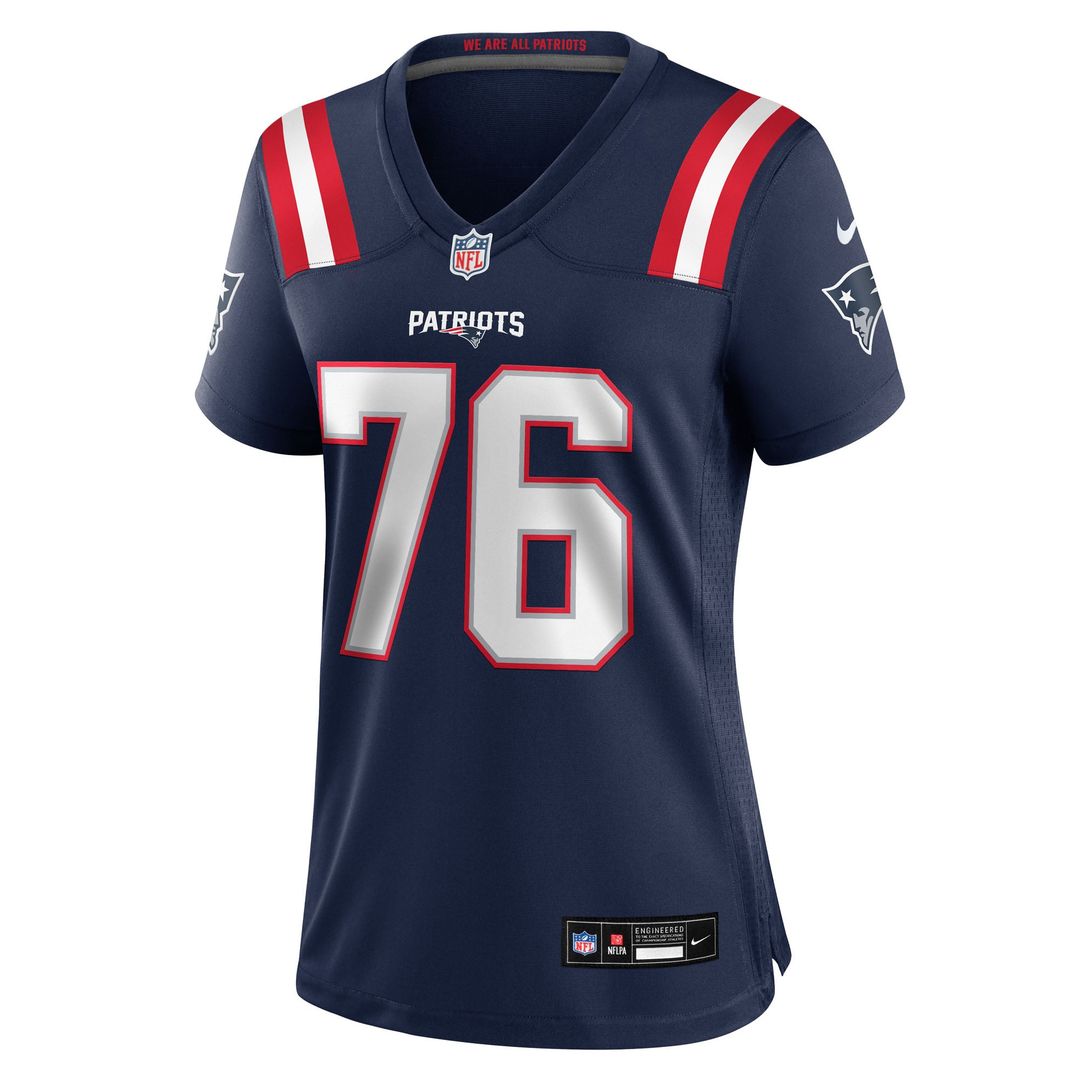 Morgan Moses New England Patriots Women's Team Jersey - Navy