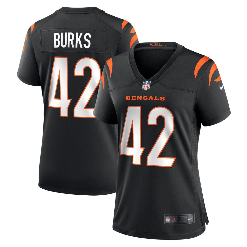 Oren Burks Cincinnati Bengals Women's Team Jersey - Black