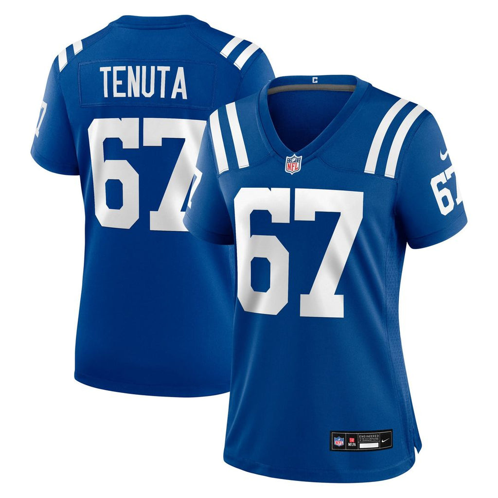 Luke Tenuta Indianapolis Colts Women's Team Jersey - Royal