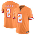 Emeka Egbuka Tampa Bay Buccaneers Alternate Stitched Jersey - Creamsicle