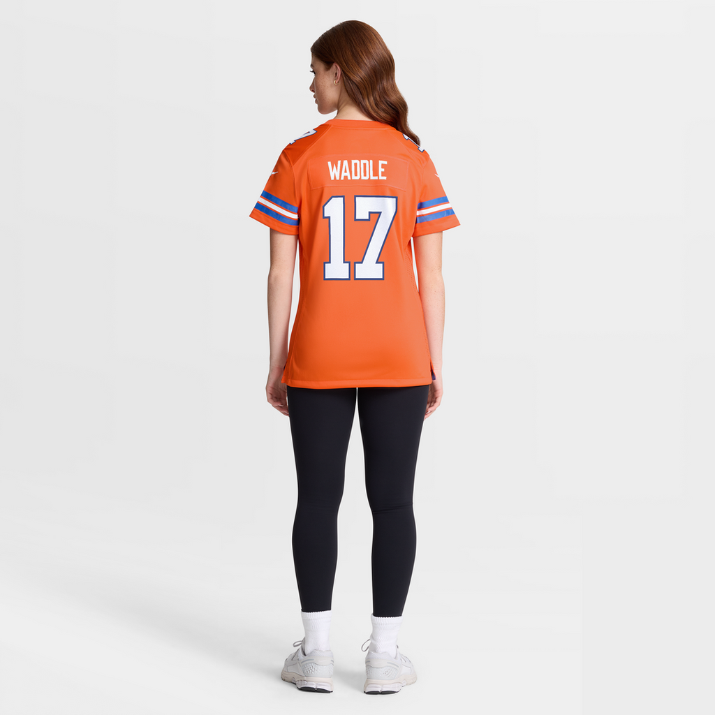 Jaylen Waddle Denver Broncos Women's Mile High Collection 1977 Throwback Jersey - Orange