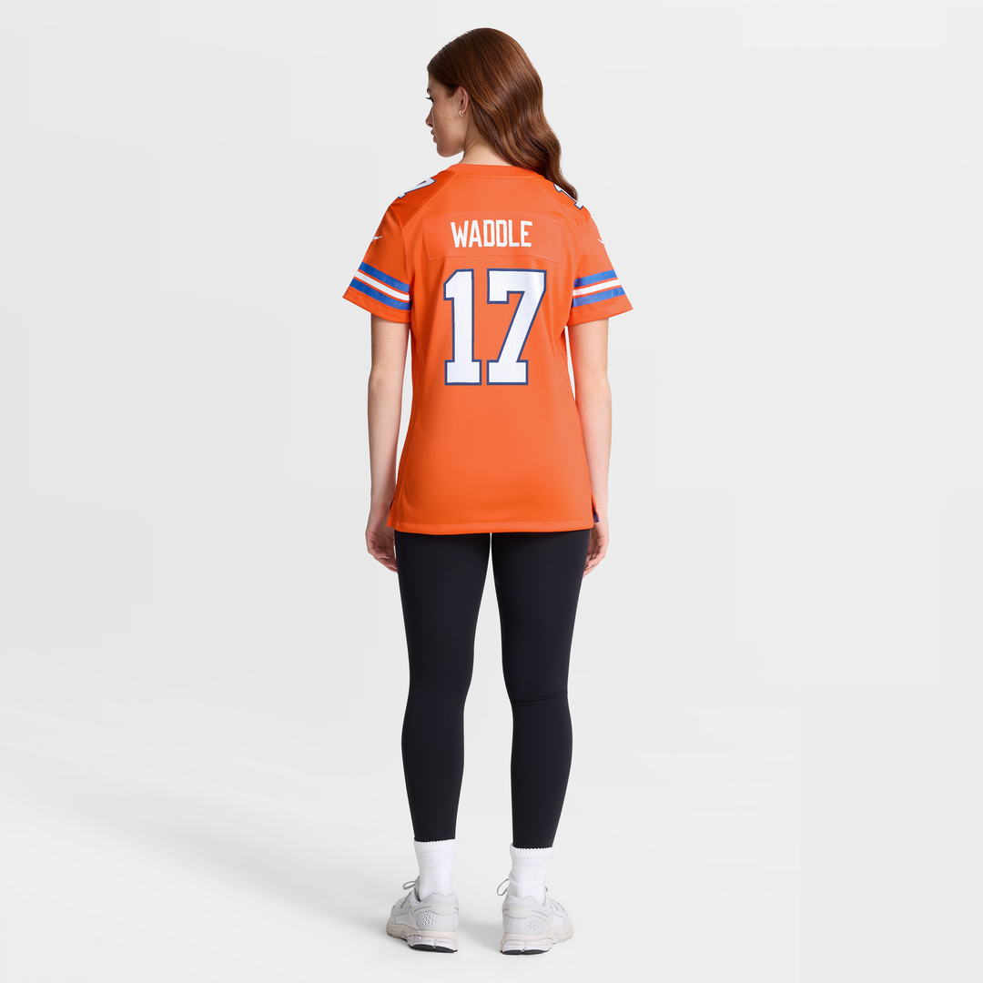 Jaylen Waddle Denver Broncos Women's Mile High Collection 1977 Throwback Jersey - Orange