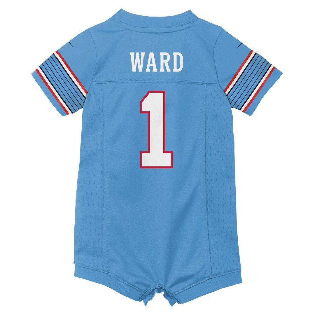 Cameron Ward Tennessee Titans Newborn Romper Jersey - Blue