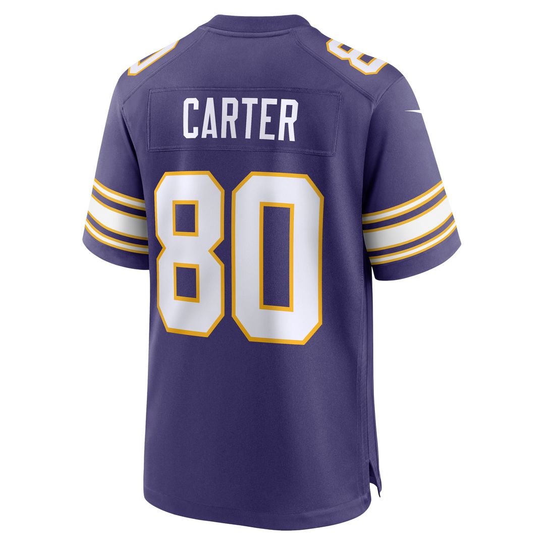 Cris Carter Minnesota Vikings Retired Player Alternate Jersey - Purple