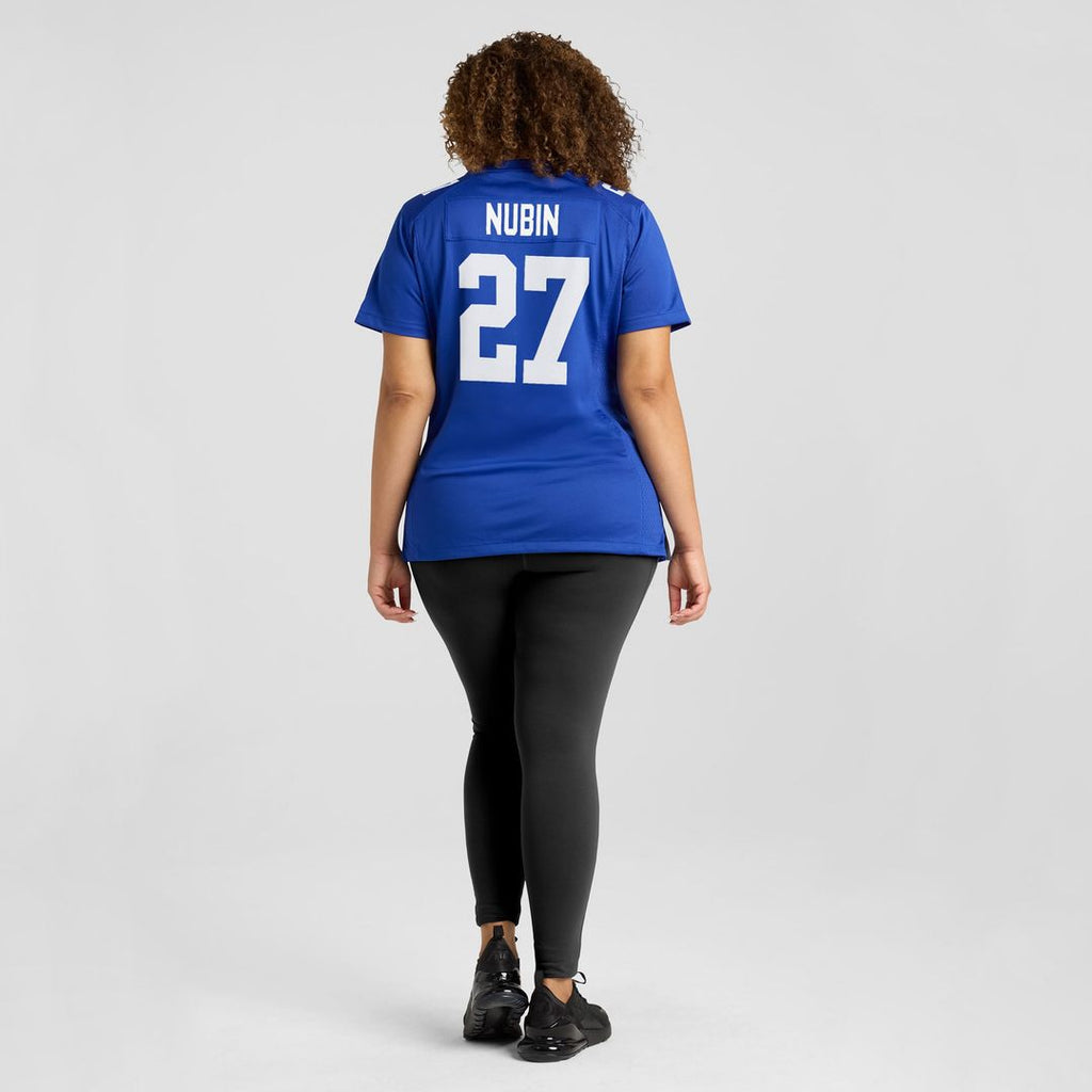 Tyler Nubin New York Giants Women's Team Jersey - Royal