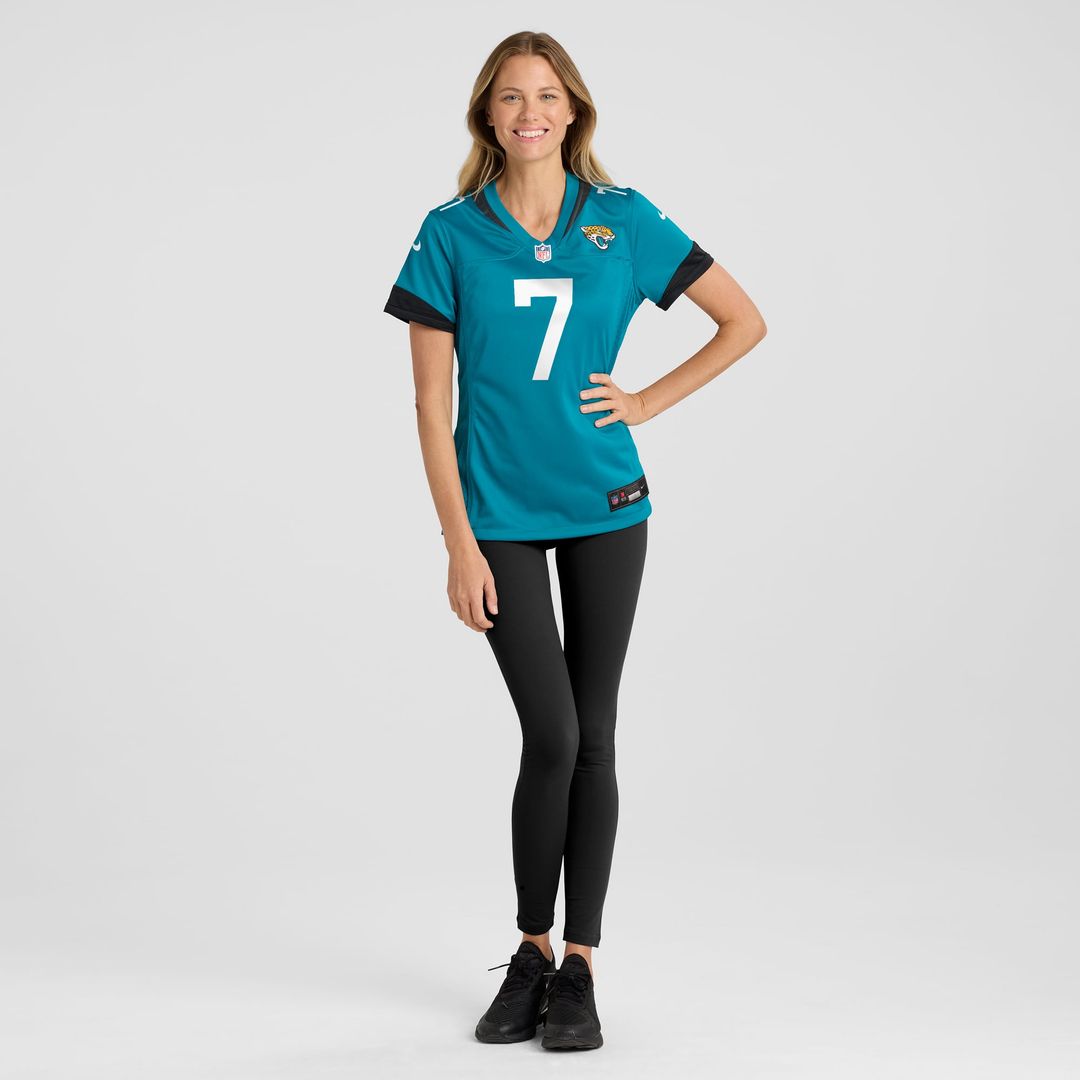 Byron Leftwich Jacksonville Jaguars Women's Alternate Retired Player Jersey - Black