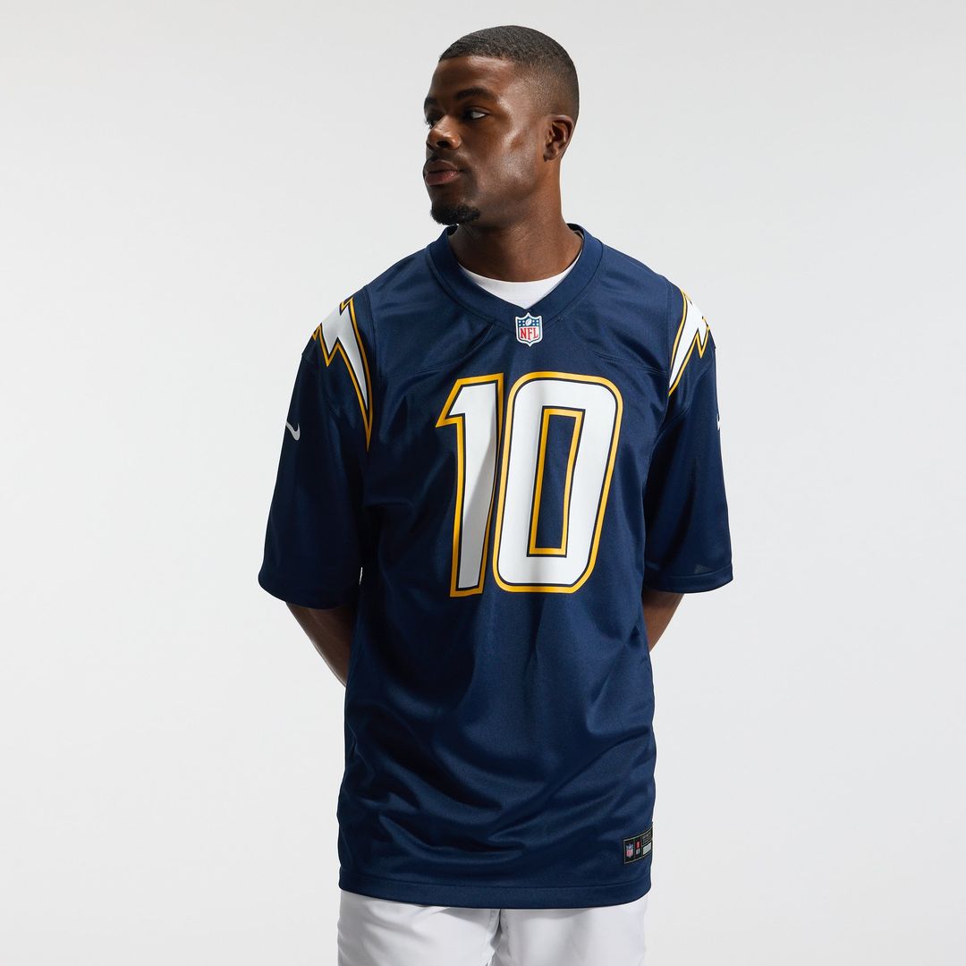 Justin Herbert Los Angeles Chargers Player Jersey - Powder Blue
