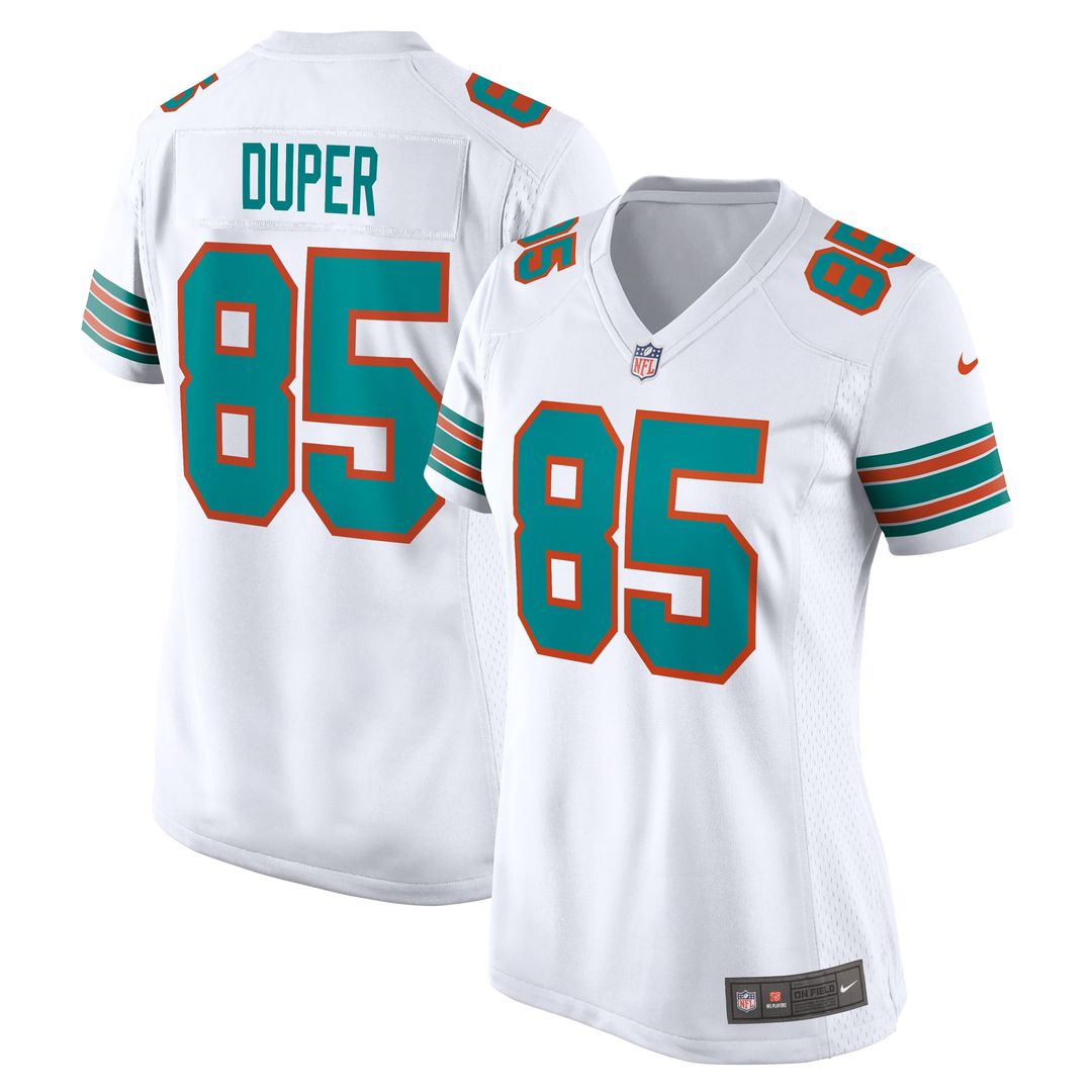 Mark Duper Miami Dolphins Women's Game Retired Player Jersey - Aqua