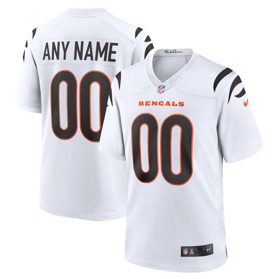 Cincinnati Bengals Game Custom Jersey - Black