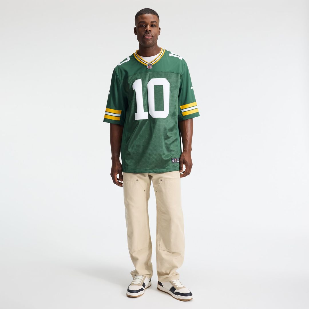 Love Green Bay Packers Stitched Jersey - Green