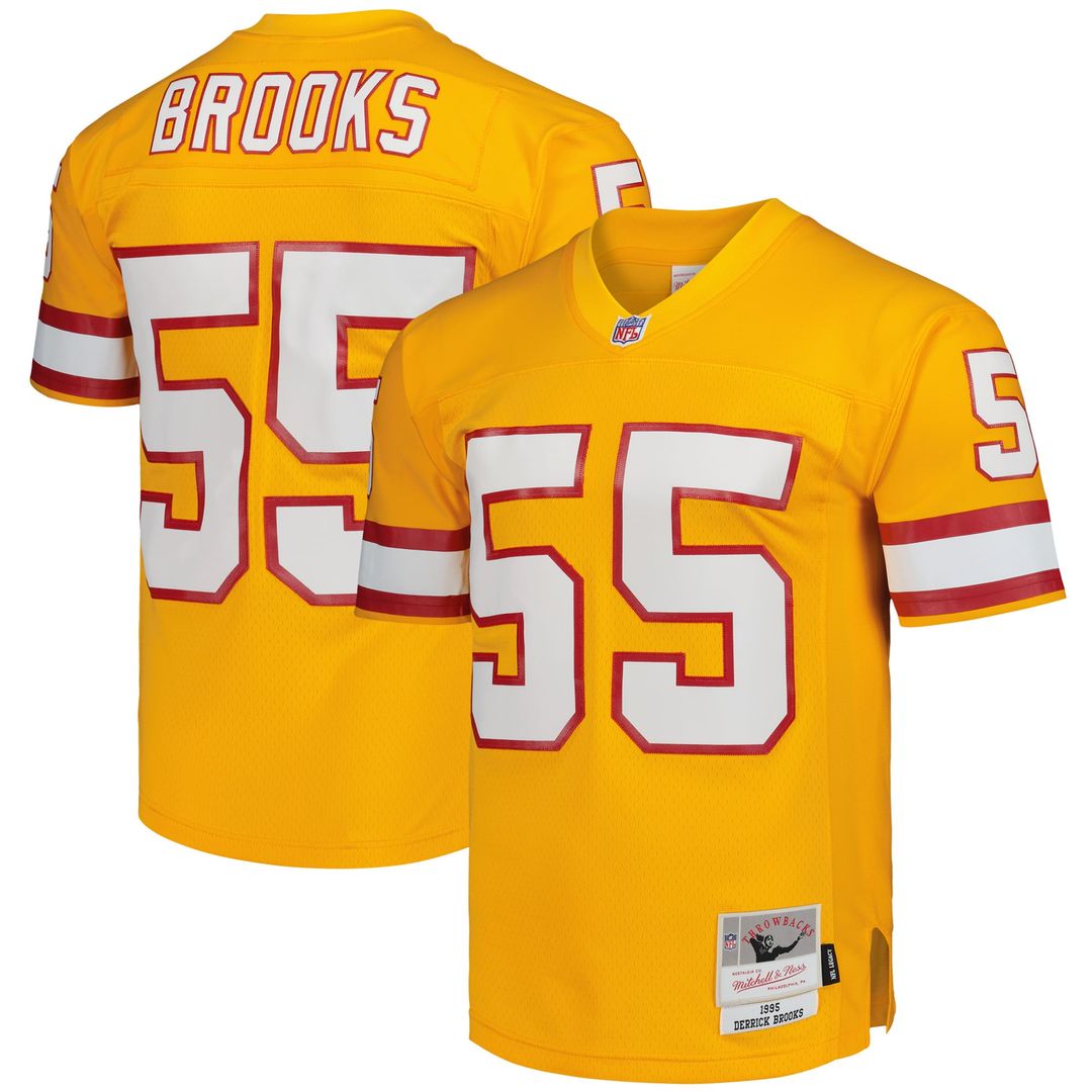 Derrick Brooks Tampa Bay Buccaneers Legacy Jersey - Orange