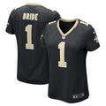 Number 1 Bride New Orleans Saints Women's Jersey - Black