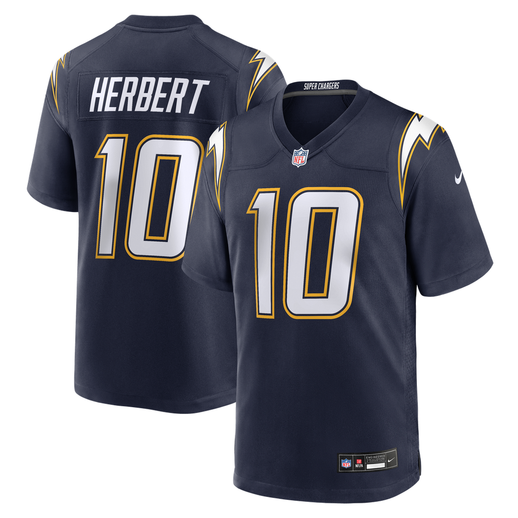 Justin Herbert Los Angeles Chargers Player Jersey - Powder Blue