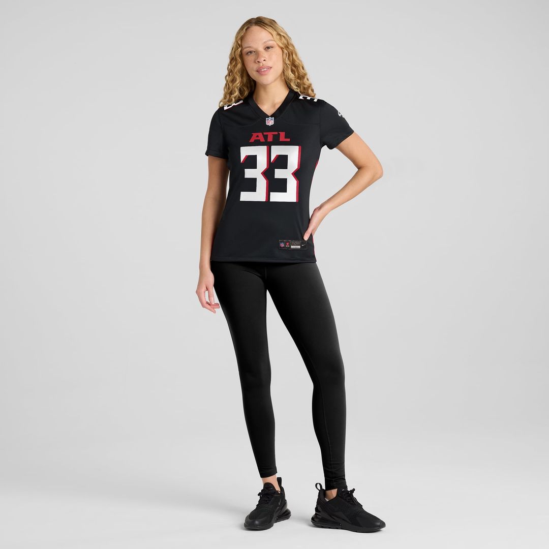 Michael Turner Atlanta Falcons Women's Game Retired Player Jersey - Black
