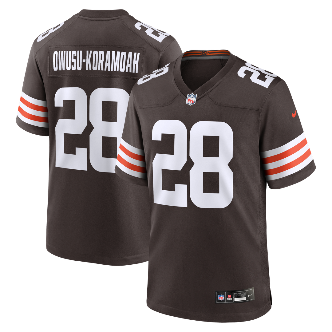 Jeremiah Owusu-Koramoah Cleveland Browns Jersey - Brown