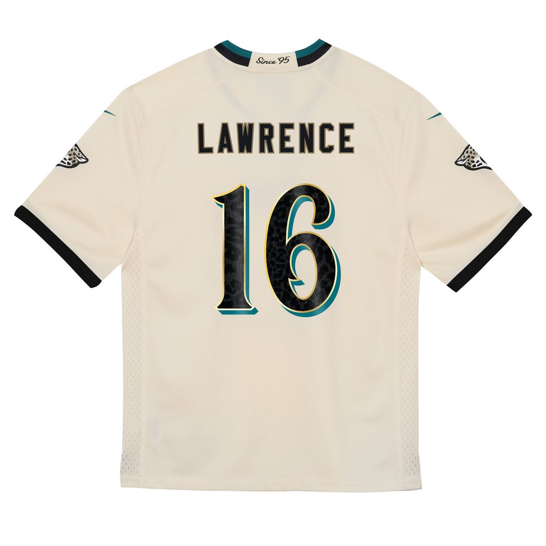 Trevor Lawrence Jacksonville Jaguars Preschool 2026 Rivalries Collection Jersey - Natural