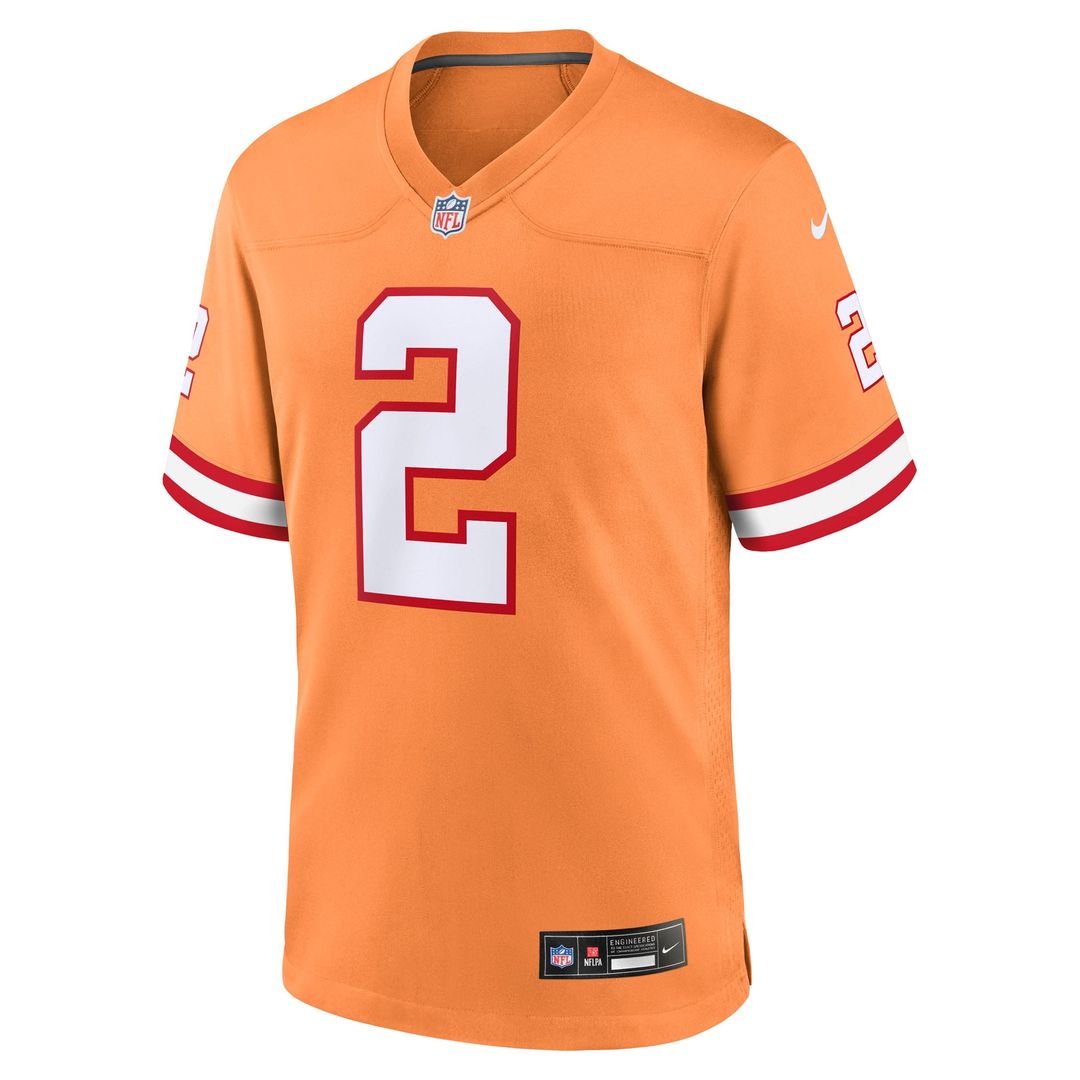 Emeka Egbuka Tampa Bay Buccaneers Alternate Jersey - Pewter