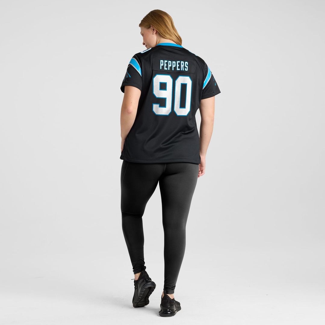 Julius Peppers Carolina Panthers Women's Retired Player Jersey - Black