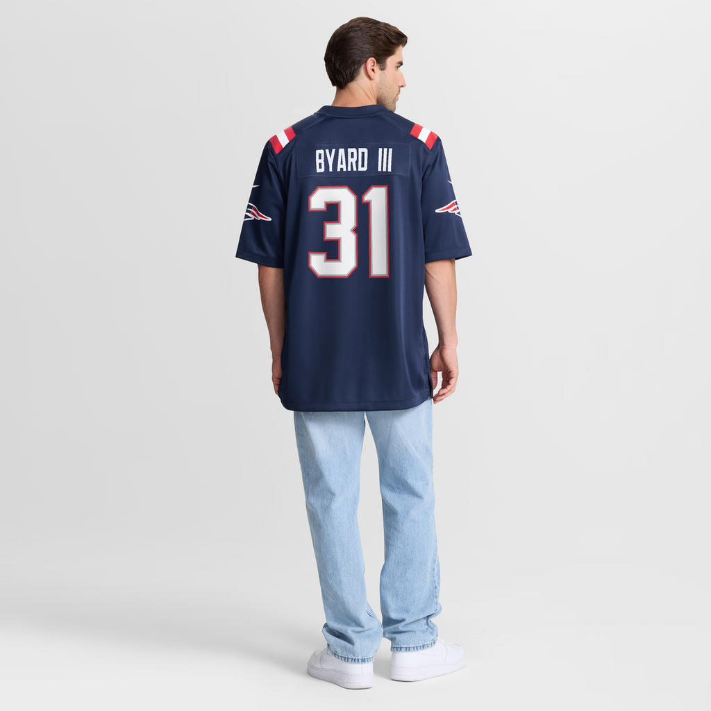 Kevin Byard III New England Patriots Team Jersey - Navy