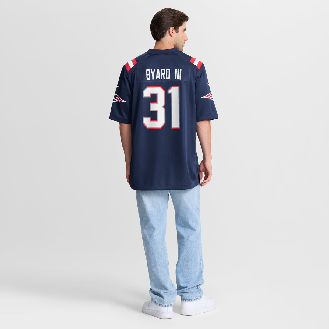 Kevin Byard III New England Patriots Team Jersey - Navy