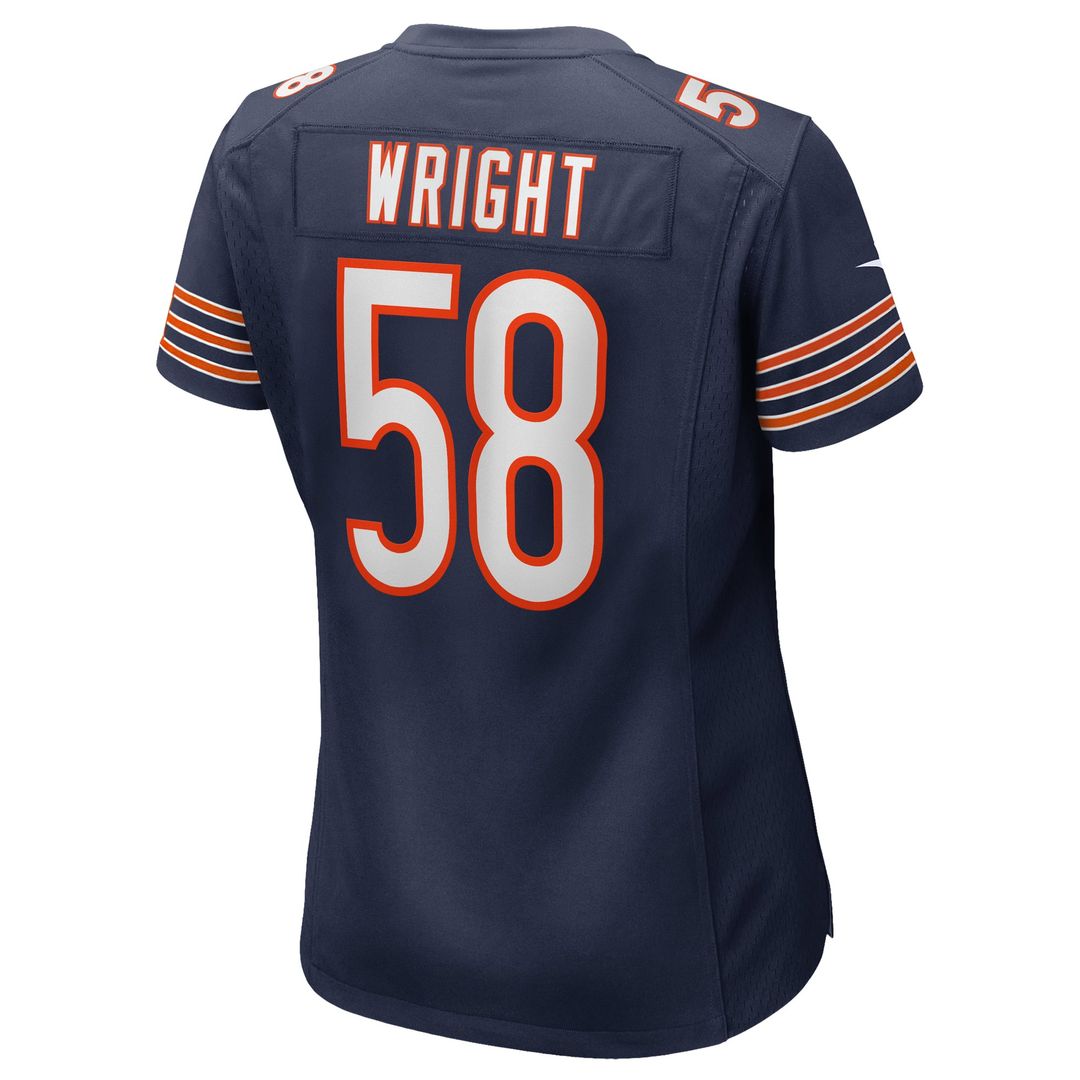 Darnell Wright Chicago Bears Women's Jersey - Navy
