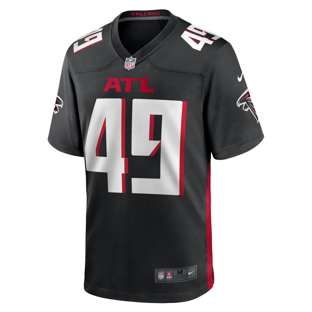 Liam McCullough Atlanta Falcons Team Jersey - Black
