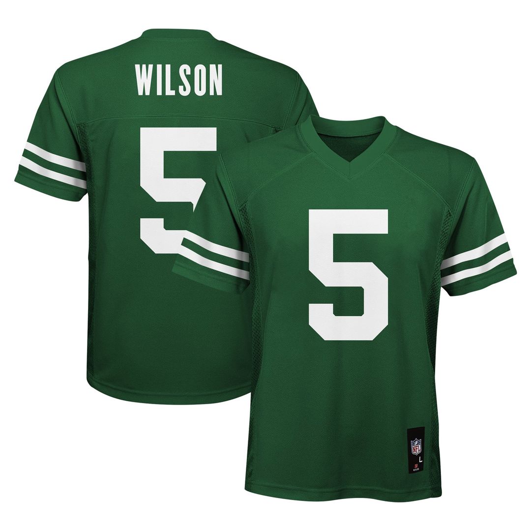 Garrett Wilson New York Jets Youth Jersey - Green