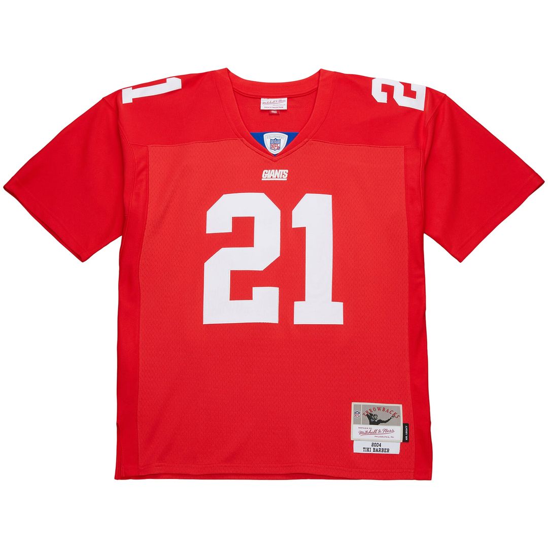 Tiki Barber New York Giants 2004 Legacy Jersey - Red