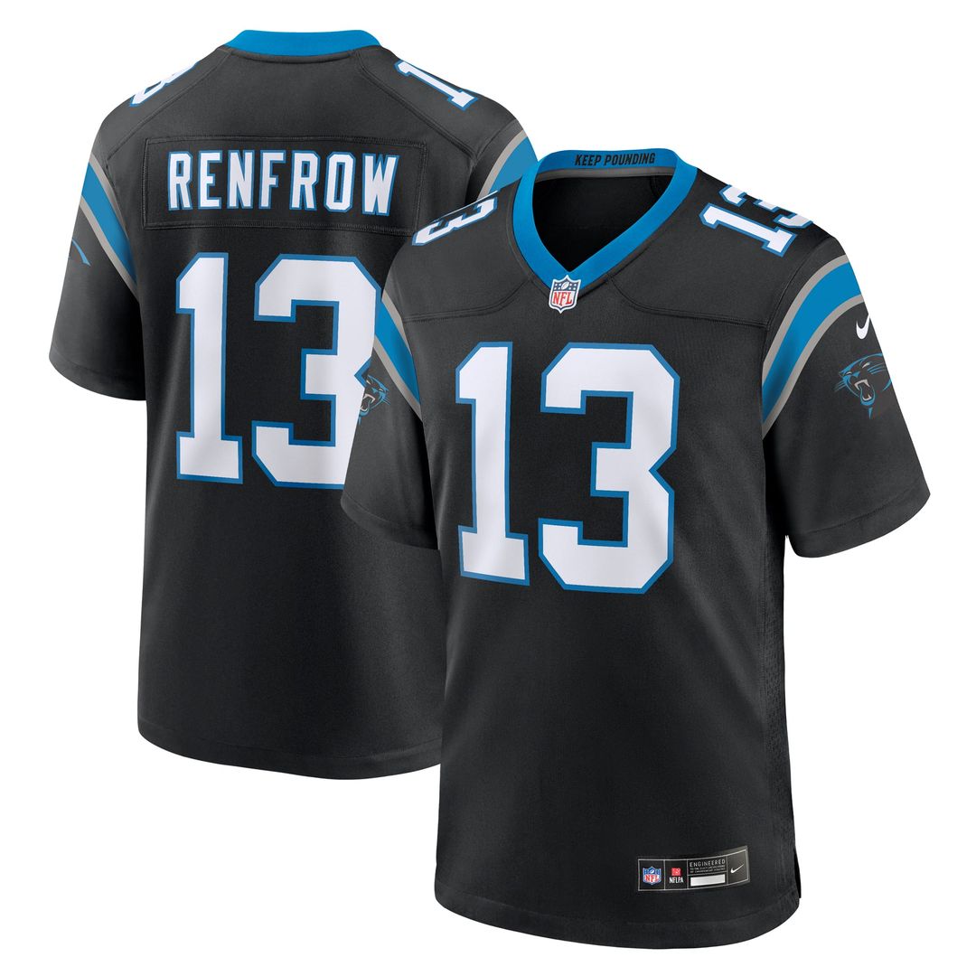 Hunter Renfrow Carolina Panthers Team Jersey - Black