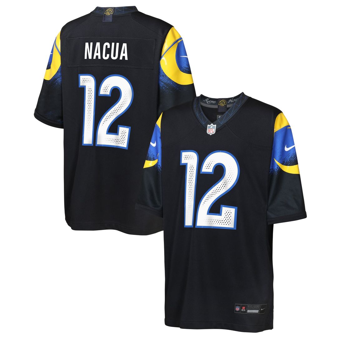 Puka Nacua Los Angeles Rams Youth Rivalries Collection Jersey - Dark Blue