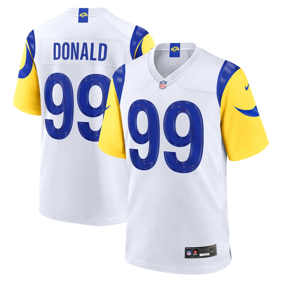 Aaron Donald Los Angeles Rams Jersey - White