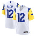 Puka Nacua Los Angeles Rams White Jersey - White
