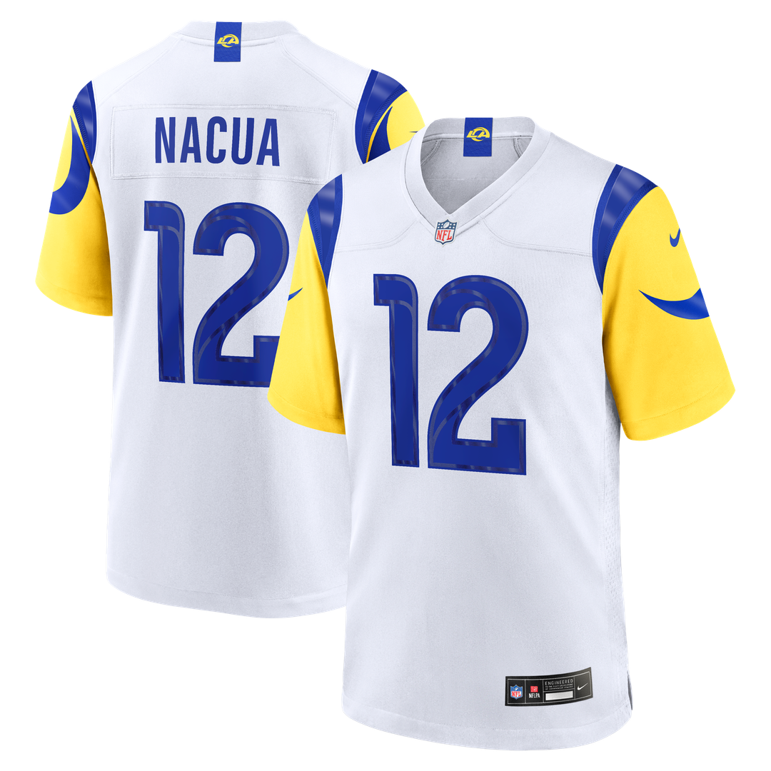 Puka Nacua Los Angeles Rams White Jersey - White