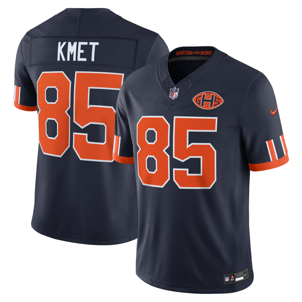 Cole Kmet Chicago Bears 2026 Rivalries Collection Stitched Jersey - Navy
