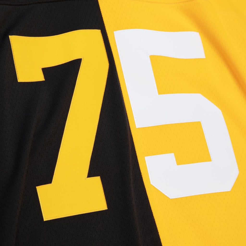 Joe Greene Pittsburgh Steelers 1976 Split Legacy Jersey - Black/Gold