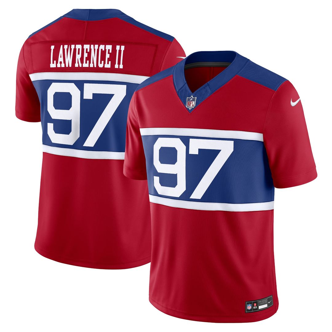 Dexter Lawrence II New York Giants Alternate Jersey - Century Red