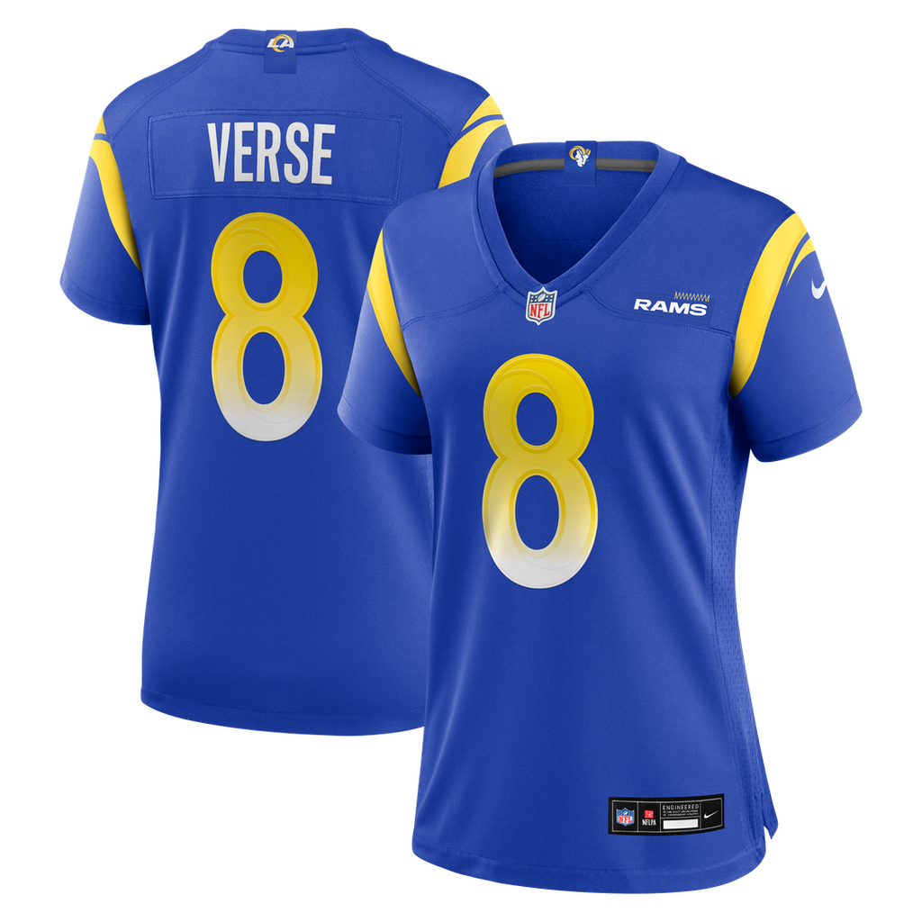 Jared Verse Los Angeles Rams Women's Jersey - White