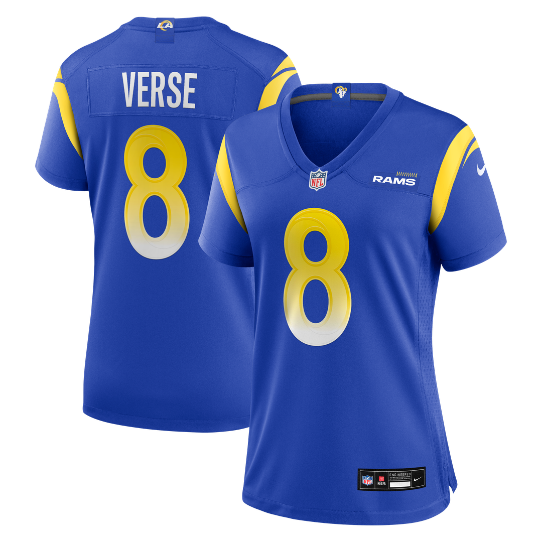Jared Verse Los Angeles Rams Women's Jersey - White