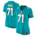 Kion Smith Miami Dolphins Women's Jersey - Aqua
