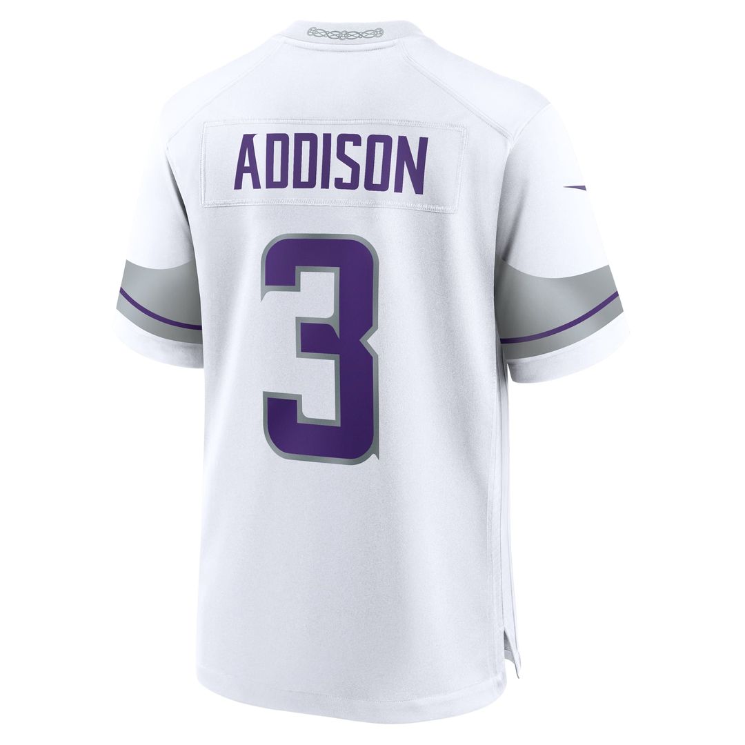 Addison Minnesota Vikings Alternate Jersey - White