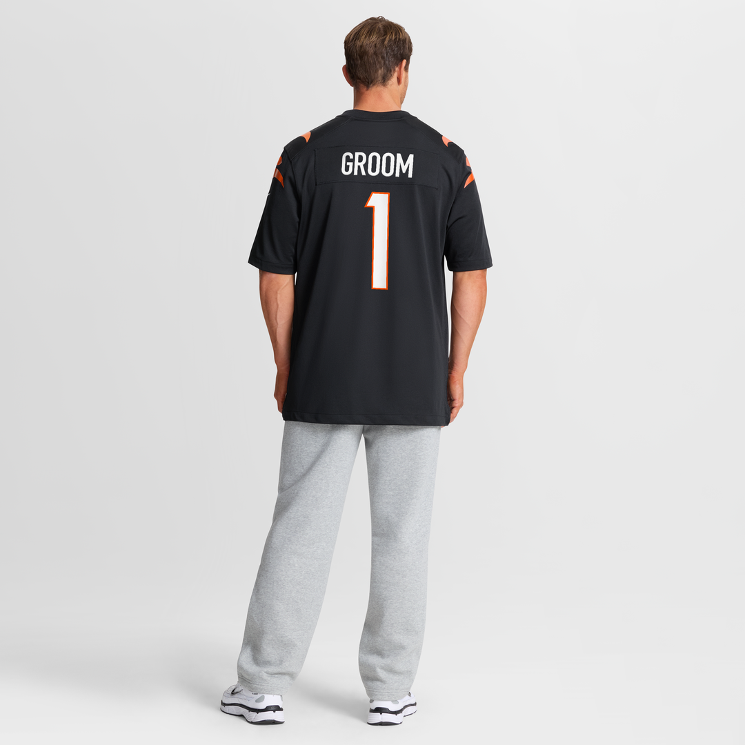 Number 1 Groom Cincinnati Bengals Jersey - Black