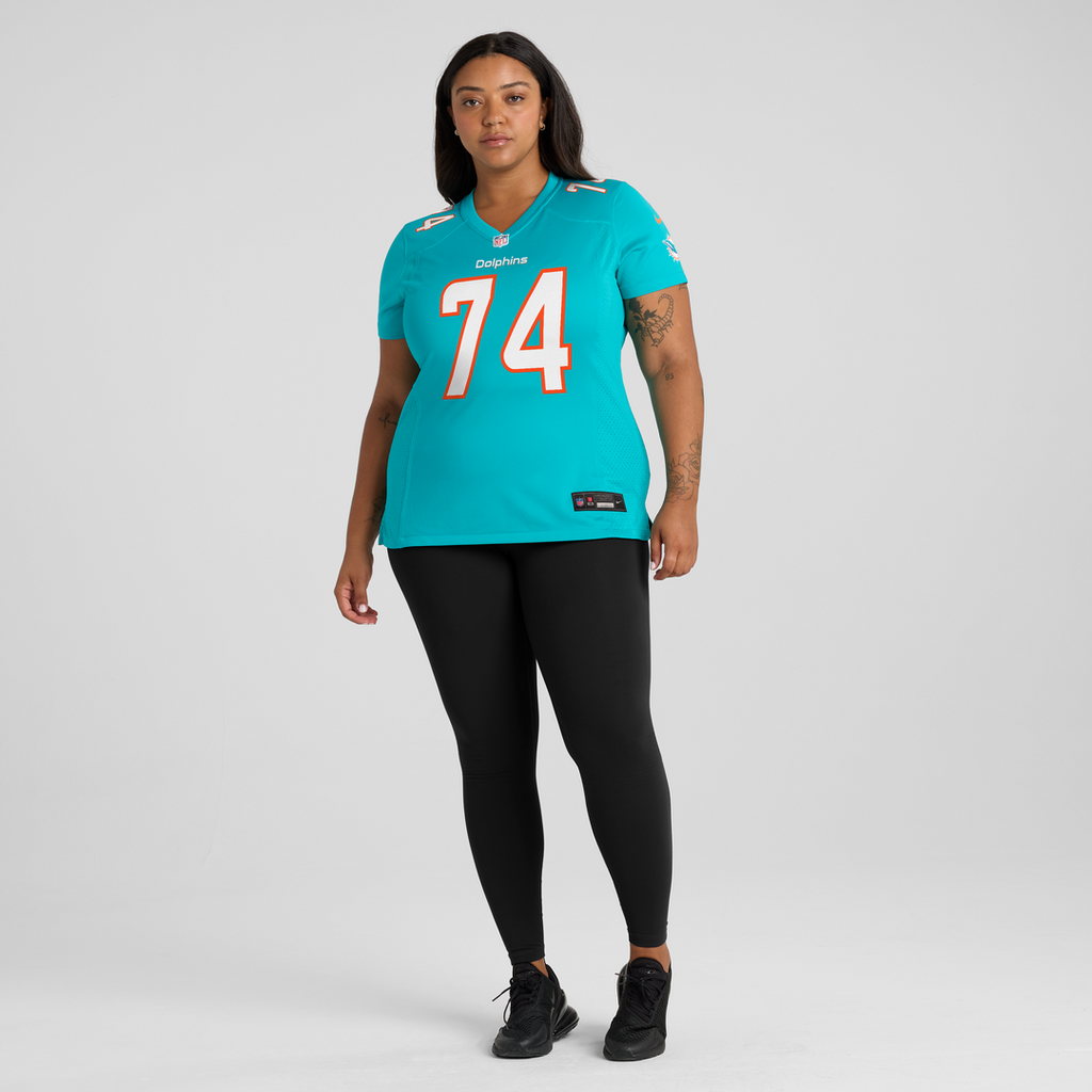 Kadyn Proctor Miami Dolphins Women's Team Jersey - Aqua