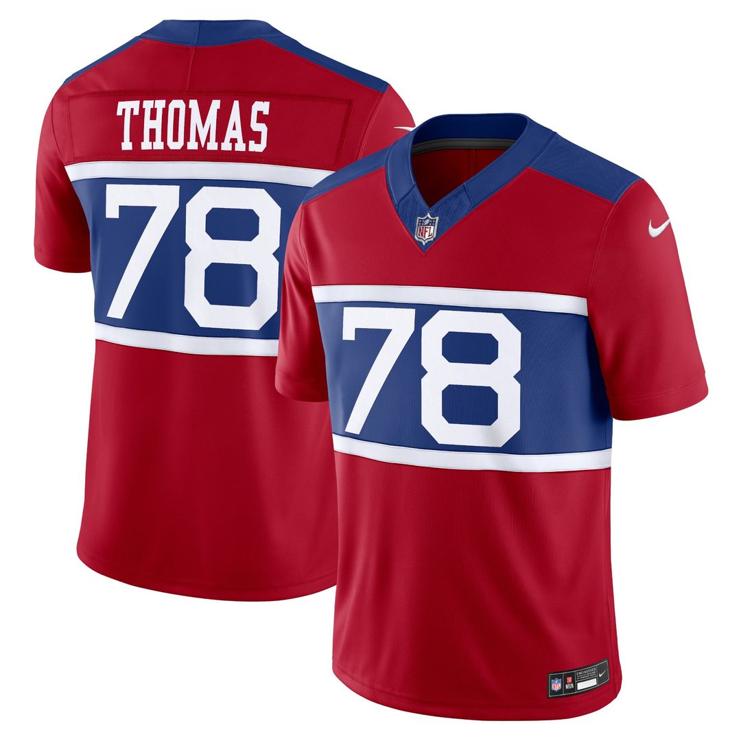 Andrew Thomas New York Giants Alternate Jersey - Century Red